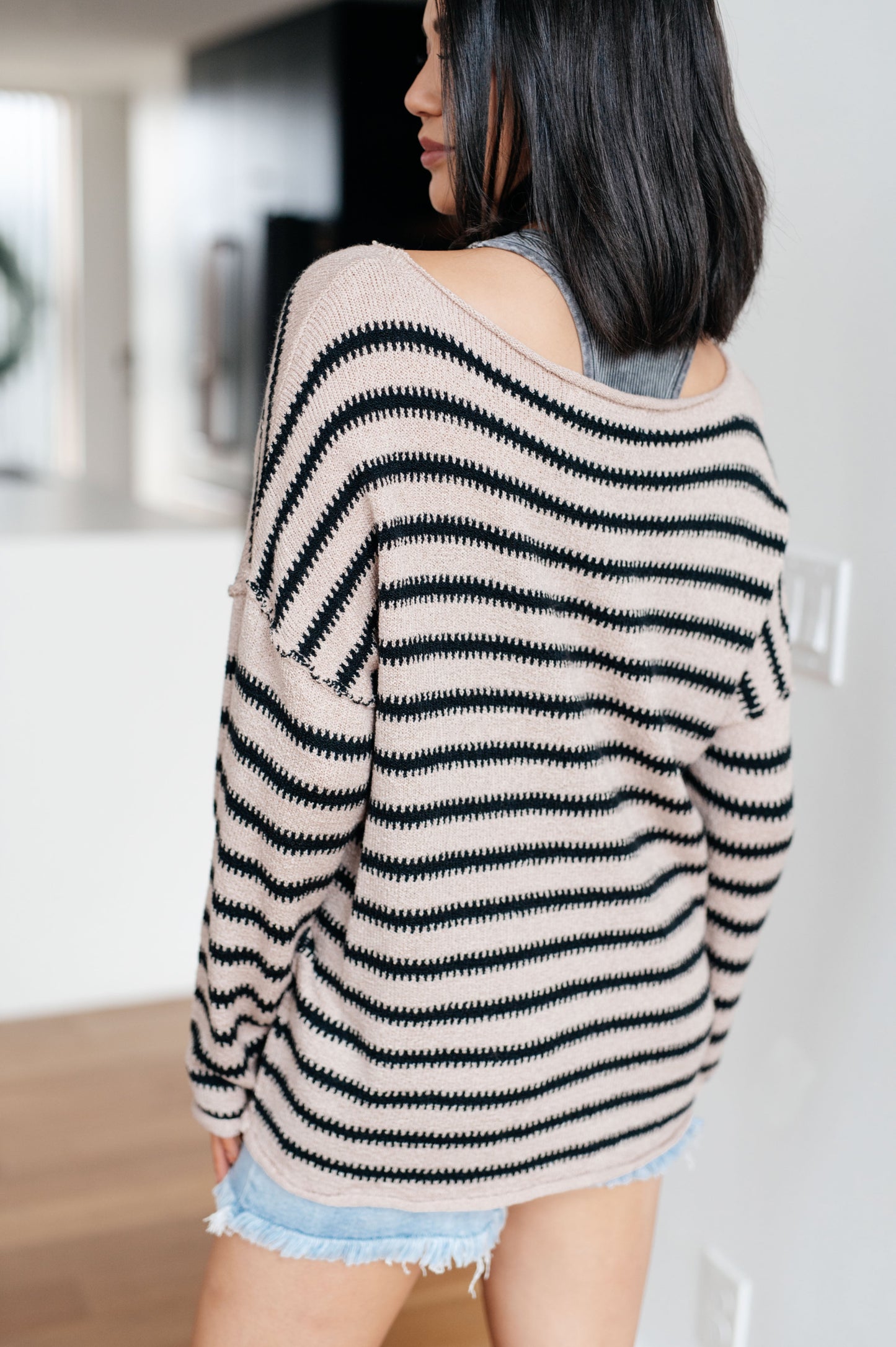 Self Assured Striped Sweater