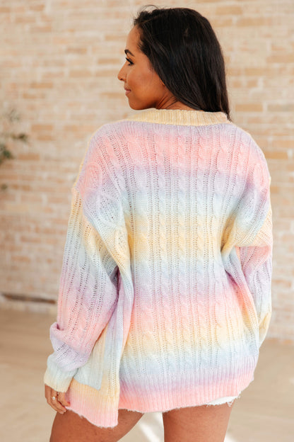 Sweet Dreams Rainbow Cardigan