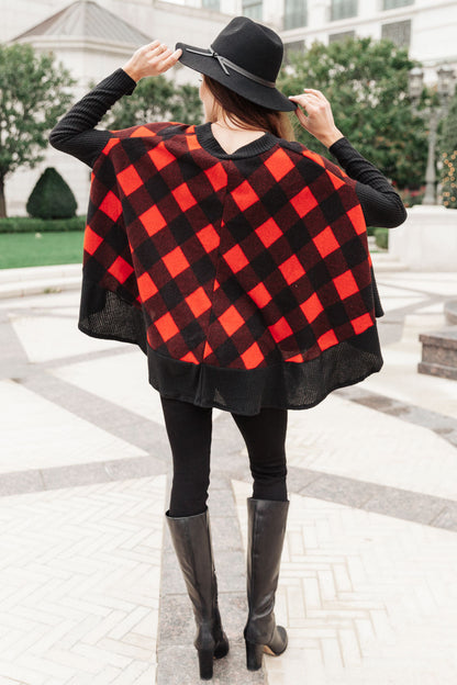 Warm Me Up Buffalo Plaid Top