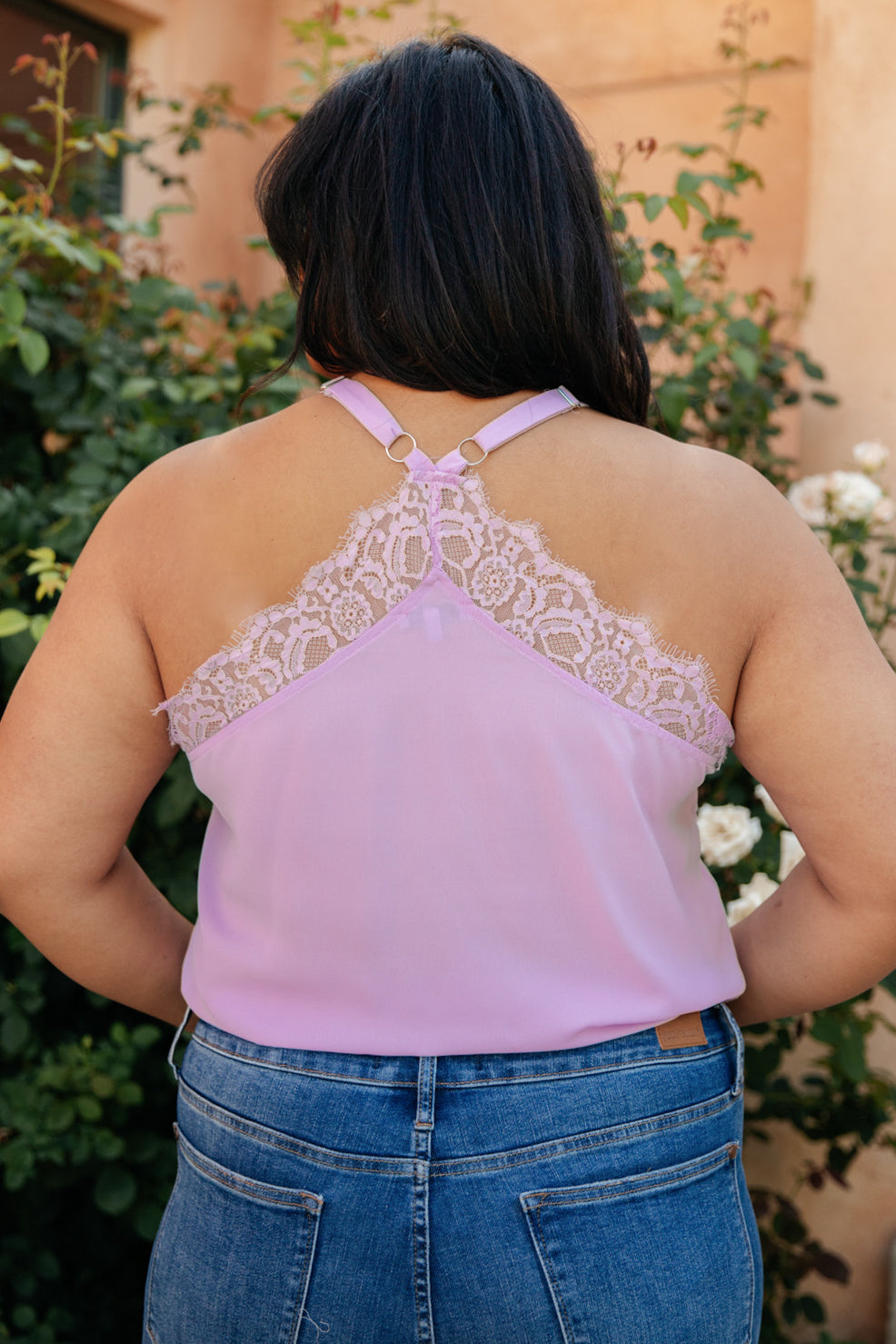 Lace Bonbon Bodysuit in Lavender