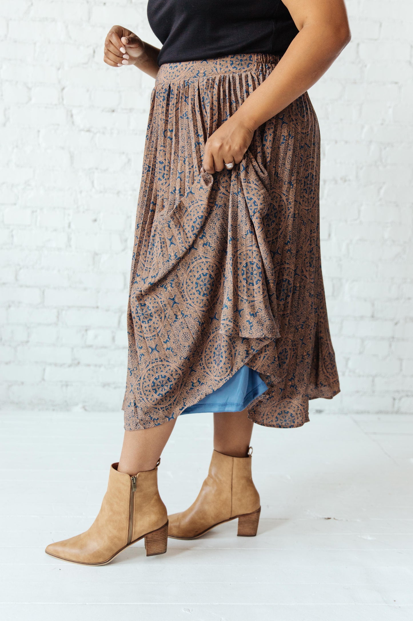 Cathedral Pleated Skirt