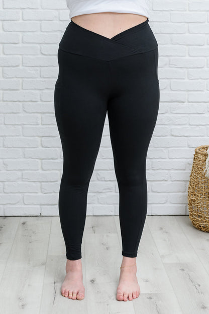 PREORDER: Crossover Leggings in Black