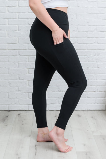 PREORDER: Crossover Leggings in Black