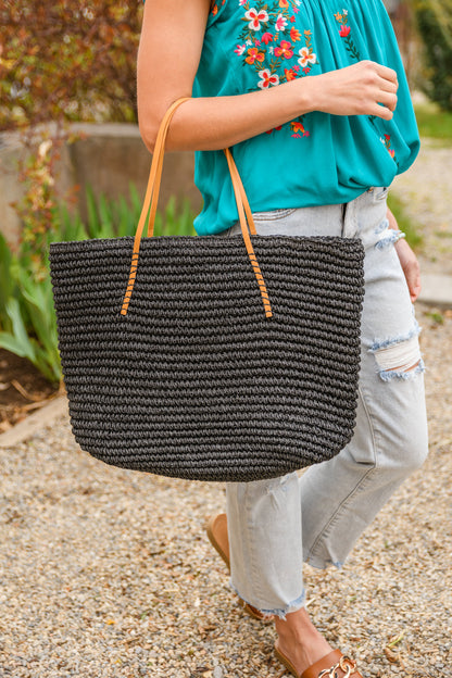 Beach Bag In Black