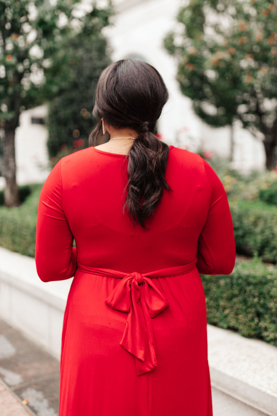 Bri Maxi Dress in Burgundy