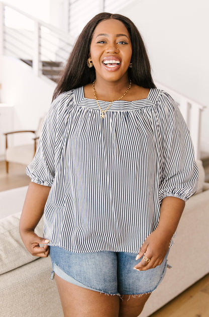 Bring It Back Stripes Blouse