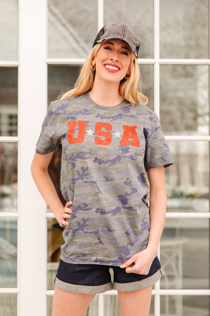 Camo Country Tee