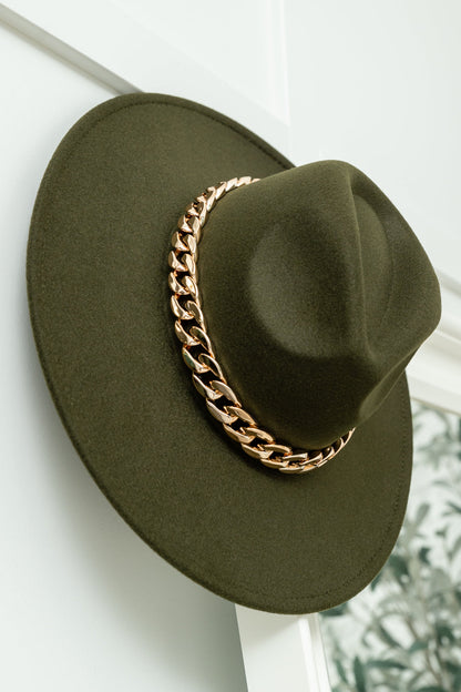 Can Have It All Wide Brim Hat In Olive