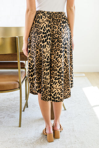 Carefree Animal Print Skirt