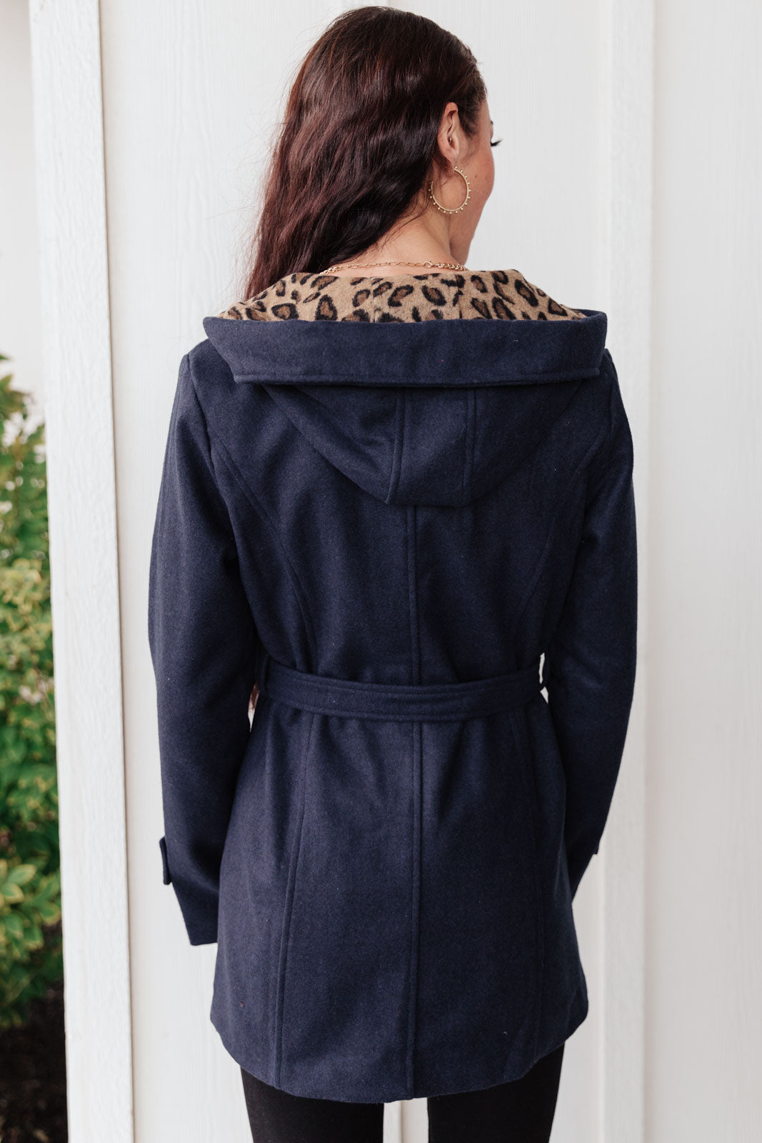 Classy & Sassy Peacoat in Navy