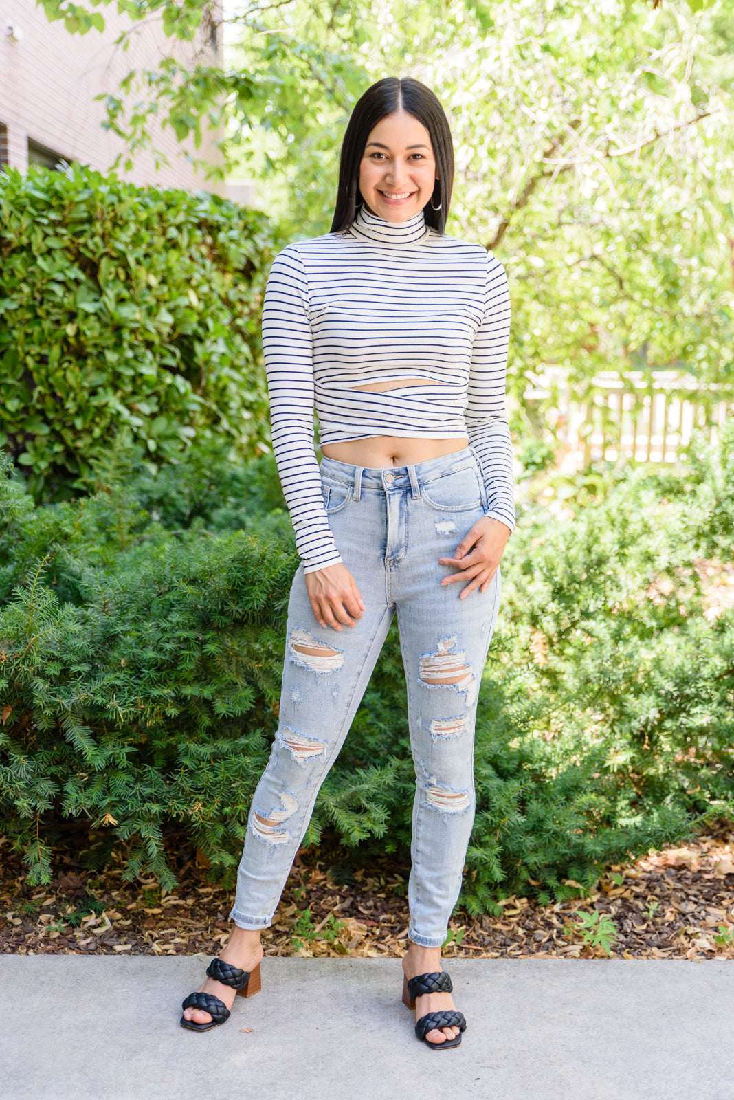 Crossroads Striped Top