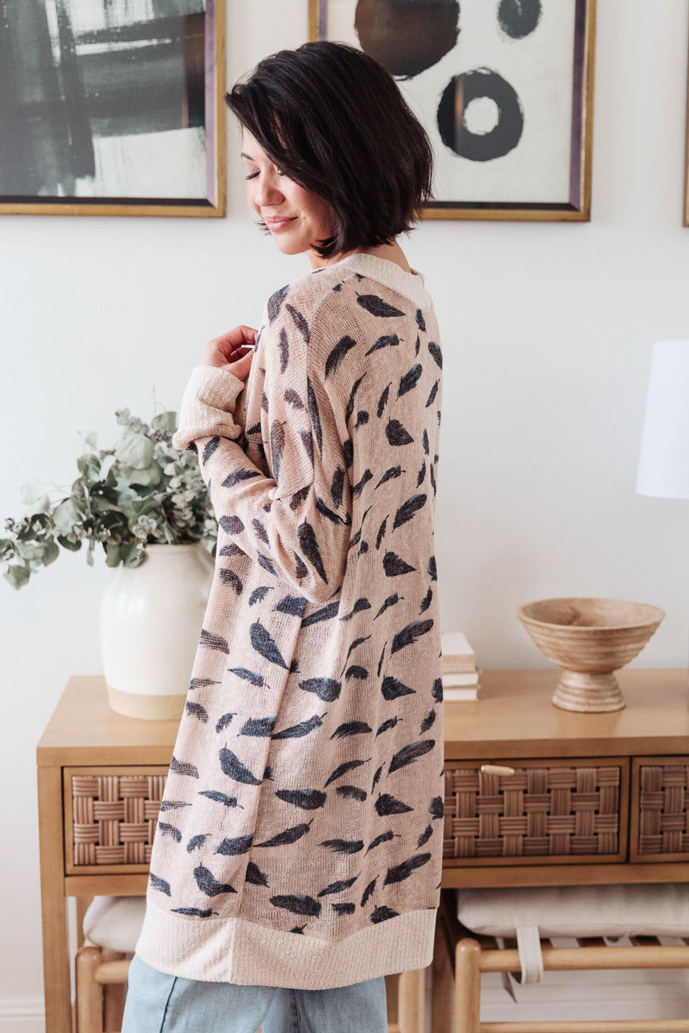 Dainty Feathers Cardigan