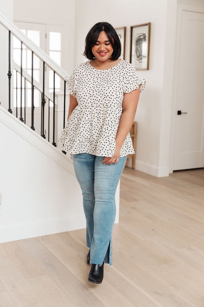 Dreamy Look Top In White