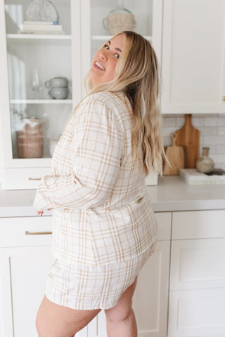 Dressed in Plaid Blazer