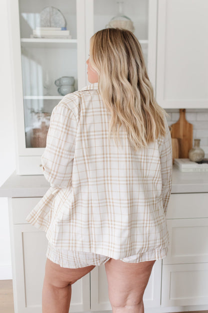 Dressed in Plaid Blazer