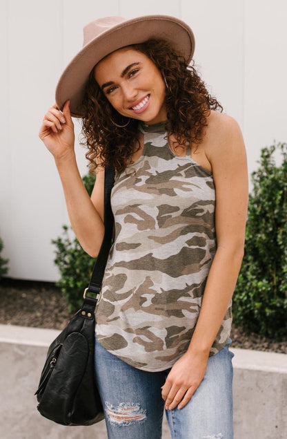 Drop and Give Me: Camo Tank