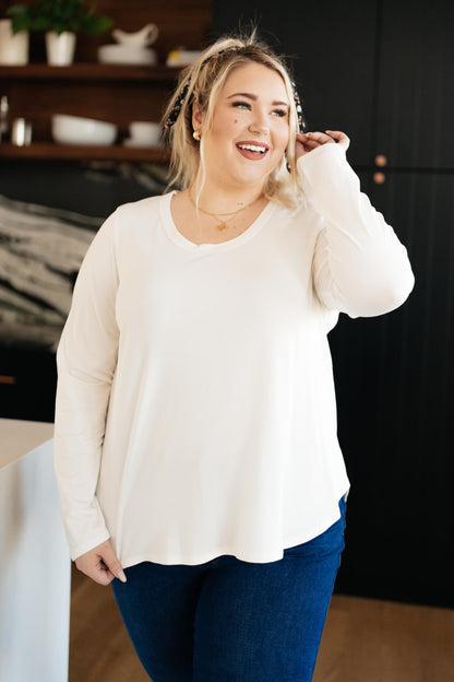 Every Girl's Favorite Basic Top in White