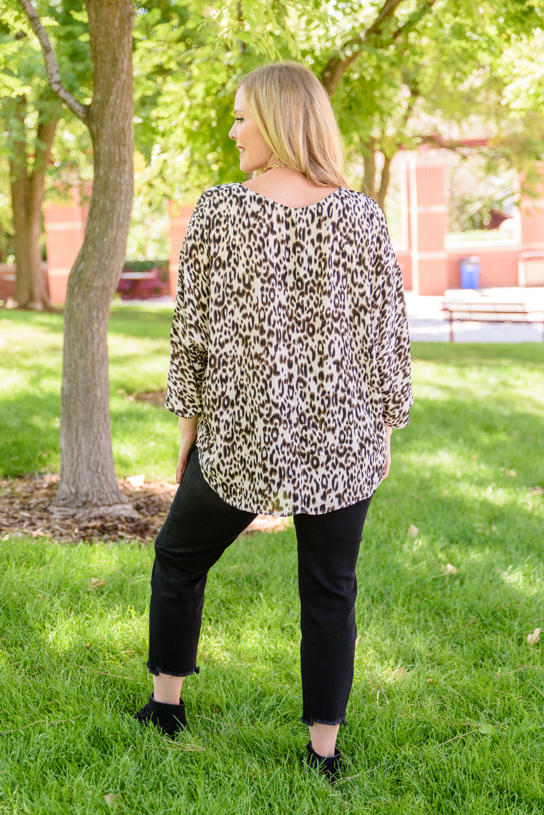 Felicity Animal Print Blouse