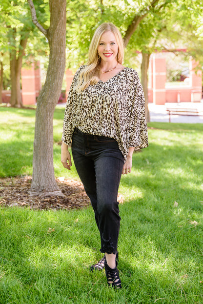 Felicity Animal Print Blouse