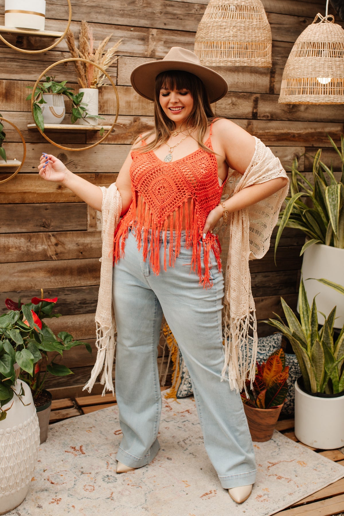 Festival Fringe Tank in Orange