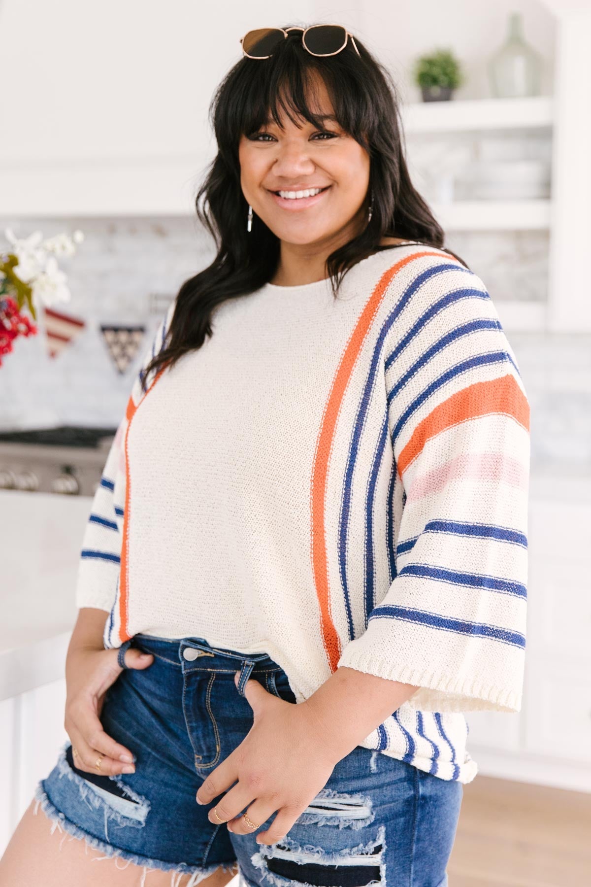 Festive Stripes Top