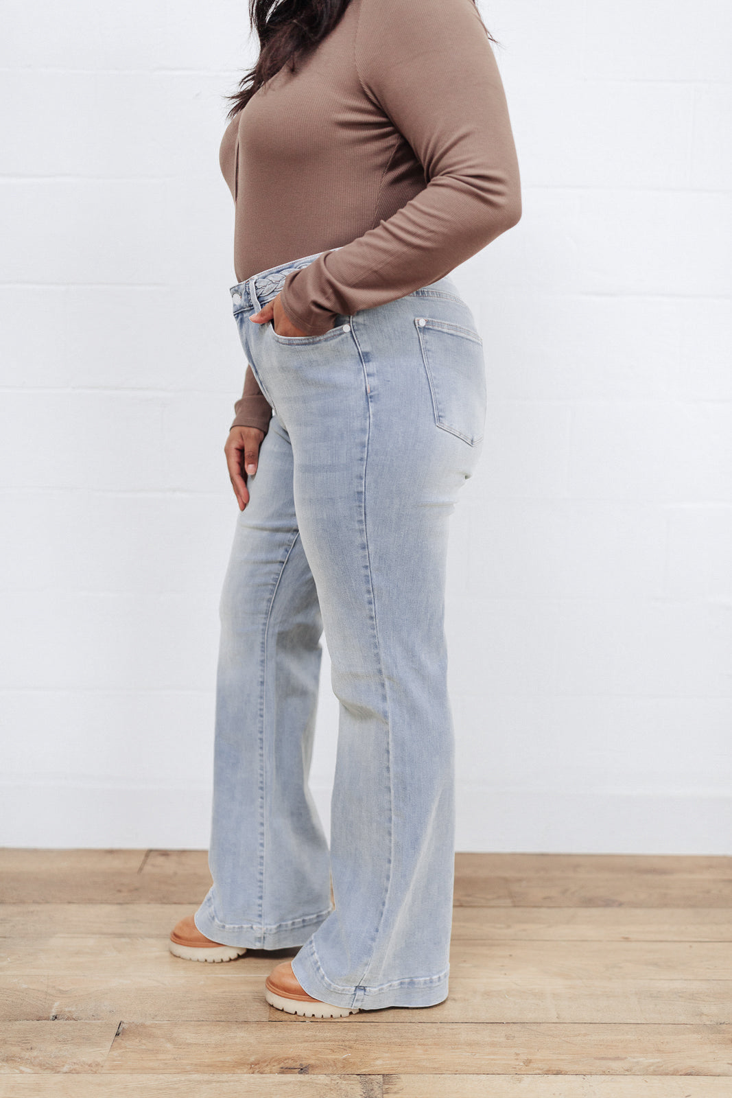 Fiona Hi-Rise Braided Waistband Jeans