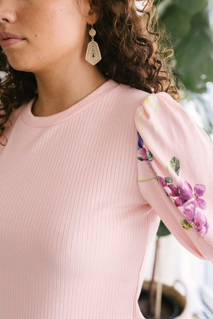 Floral Festival Blouse in Pink