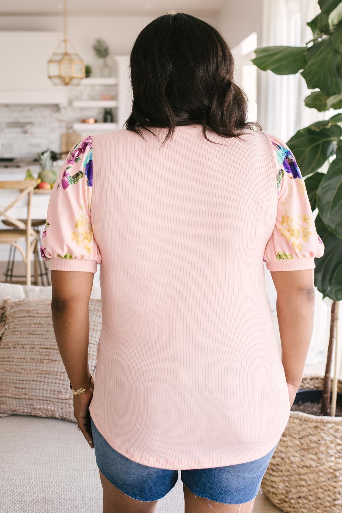 Floral Festival Blouse in Pink