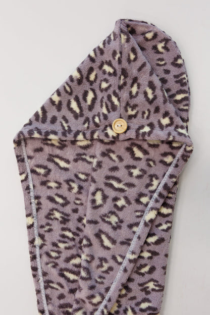 Hair Towel And Spa Headband Set In Purple