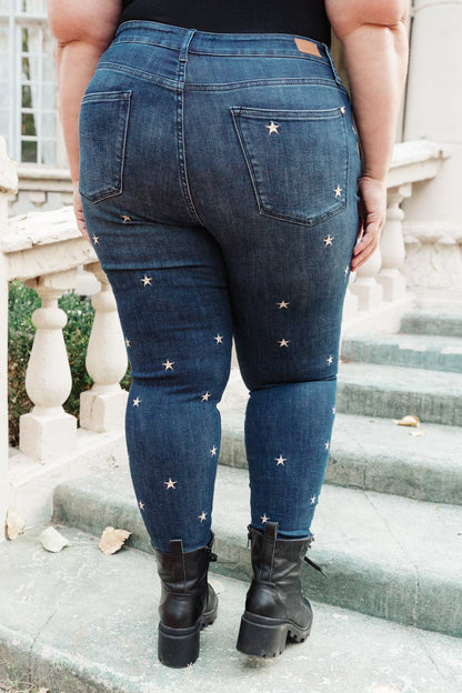 High Rise Starlight Skinnies