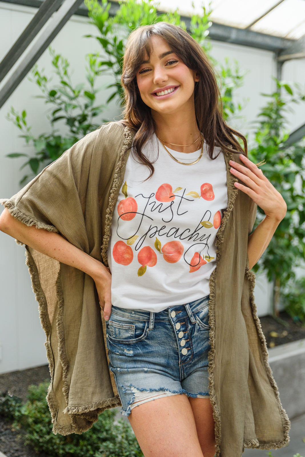 Just Peachy Graphic T-Shirt