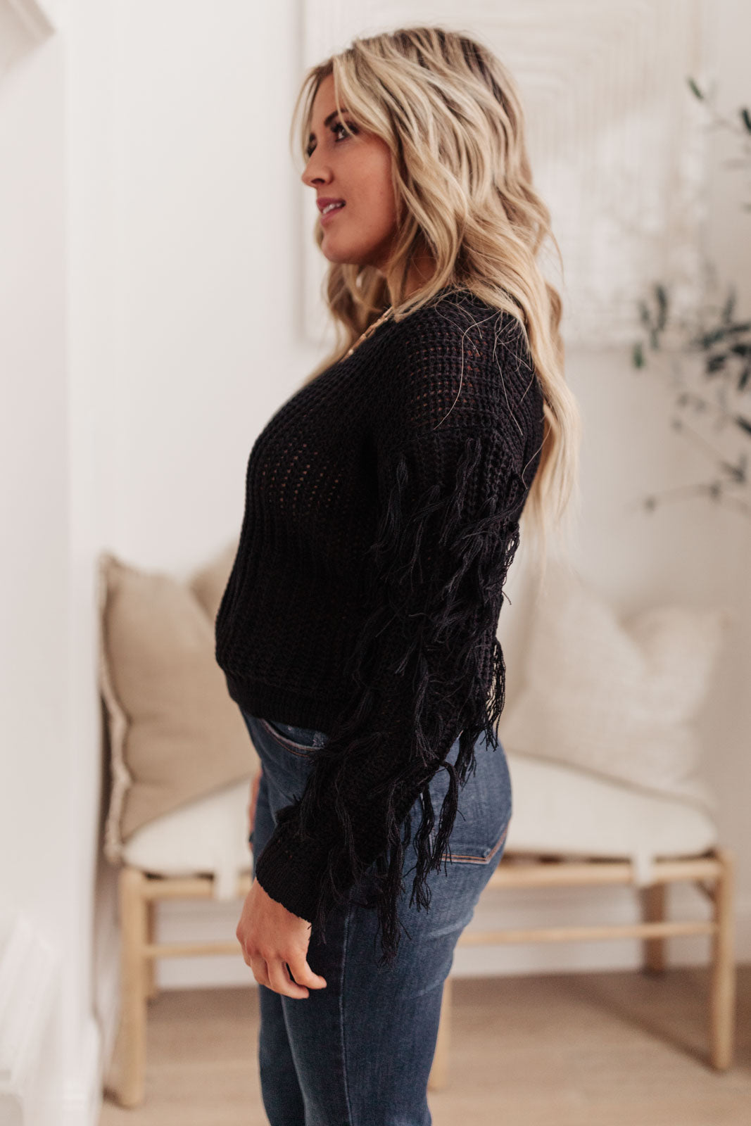 Katrina Fringe Sweater