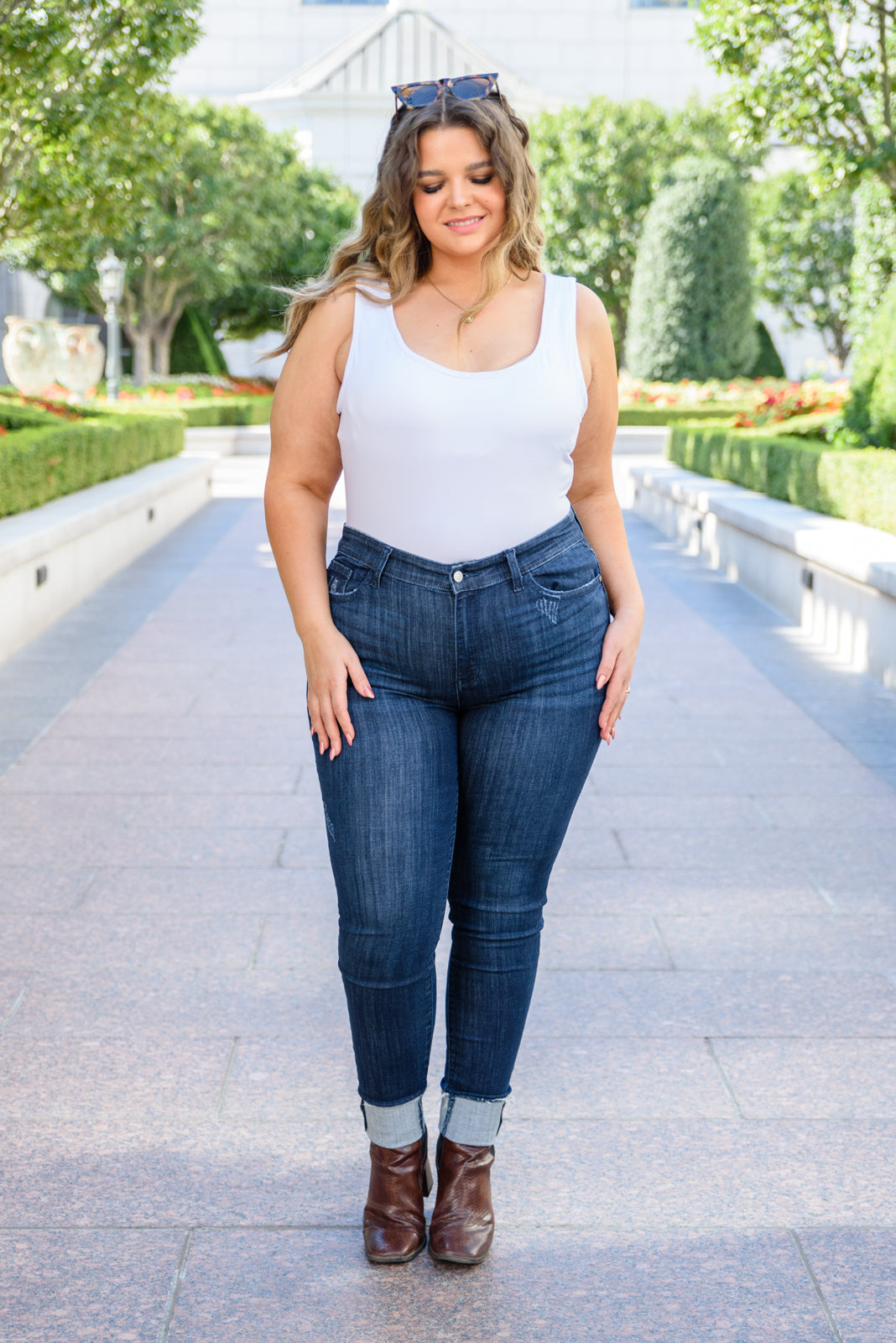 Keep Me Around Bodysuit In White