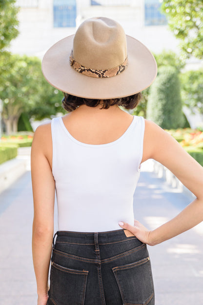 Keep Me Around Bodysuit In White