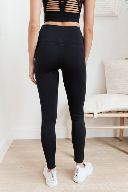 Keep Up Black Leggings