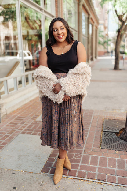 Cathedral Pleated Skirt