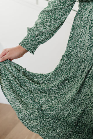 Lucky Day Dress In Green