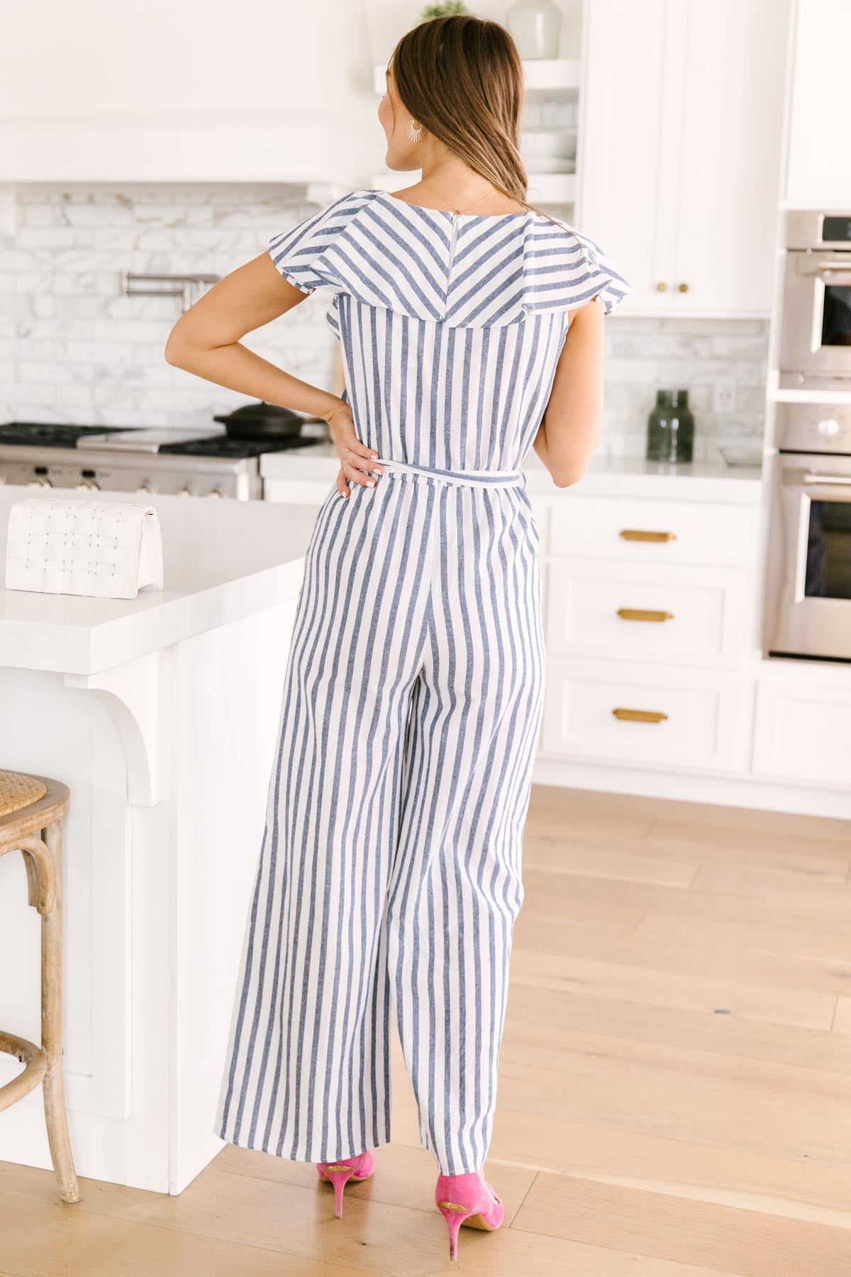 Nautical & Nice Striped Jumpsuit