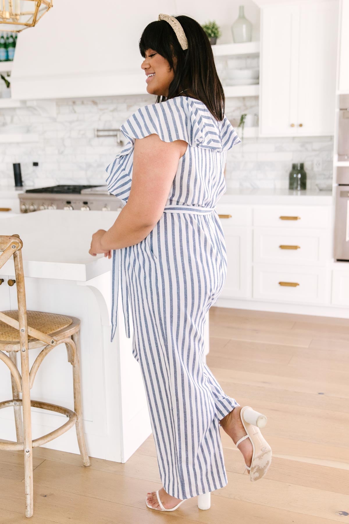 Nautical & Nice Striped Jumpsuit