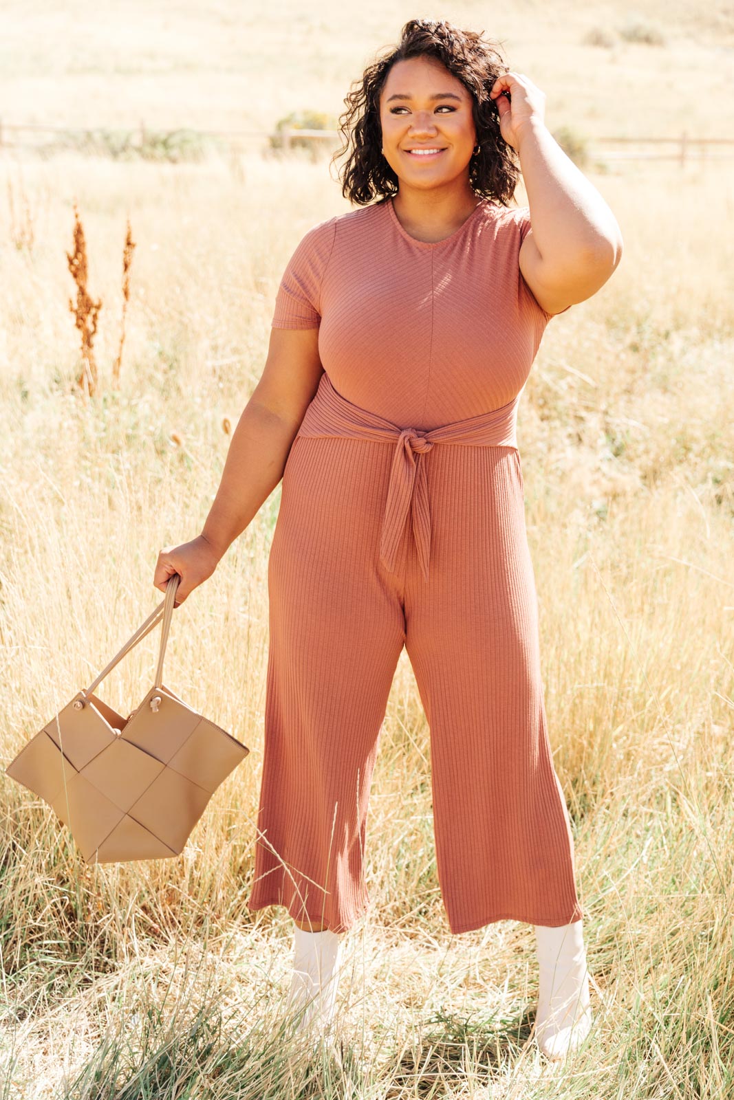 Nora Jumpsuit in Cinnamon