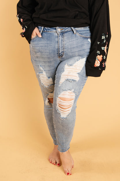 Old Is New Distressed Jeans