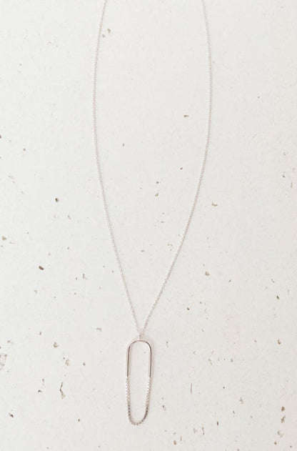 Paperclip Pendant Necklace