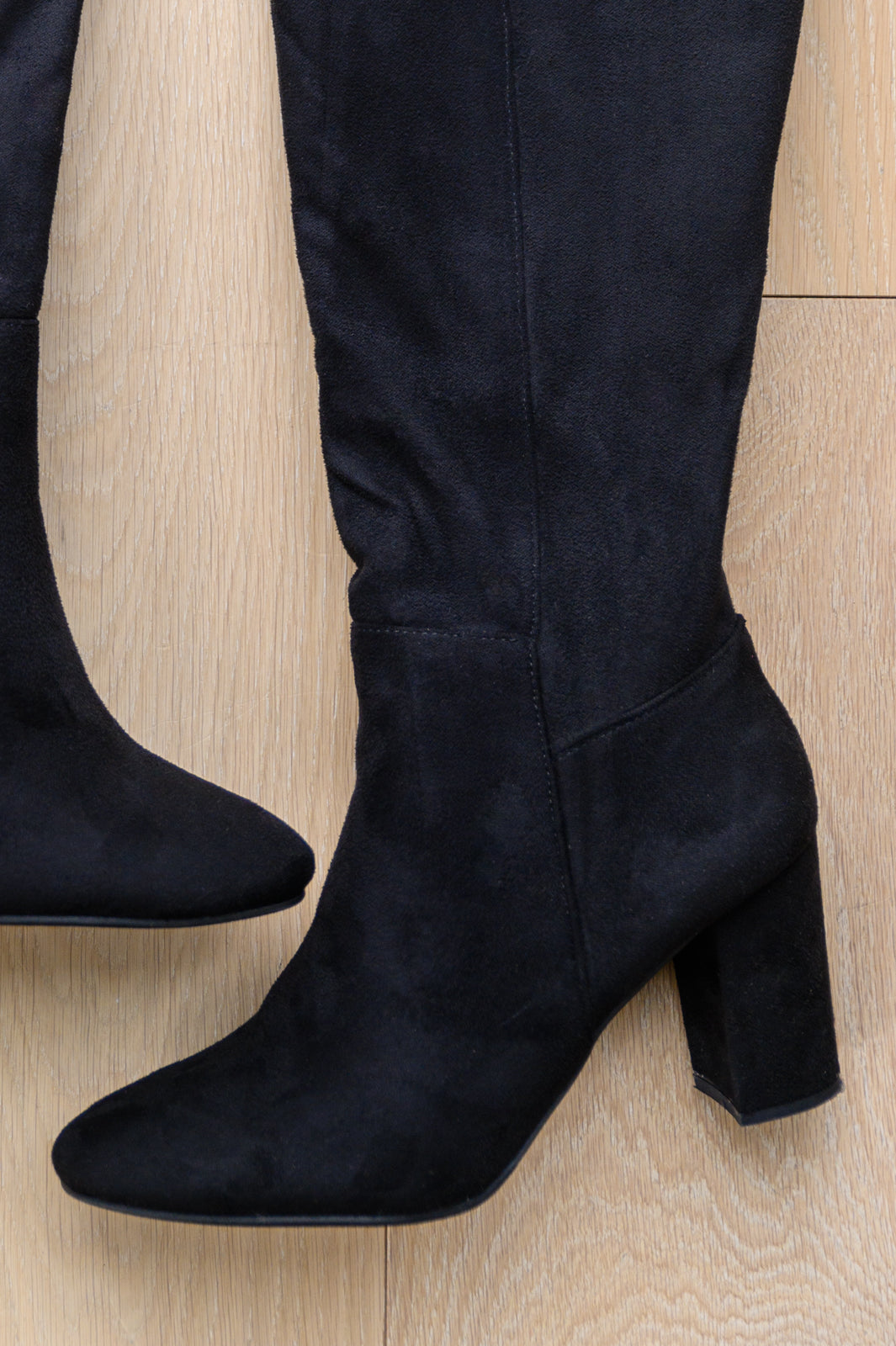 Penelope Knee High Boots In Black