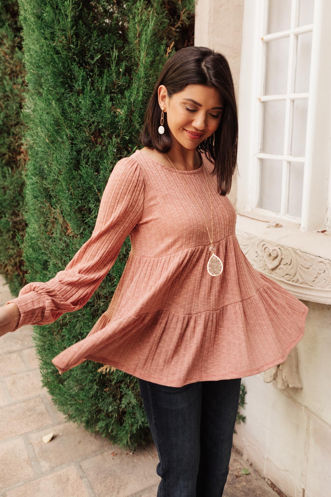 Pink Pathways Top