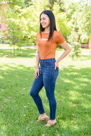 Piper Pull-On Skinny Jeans