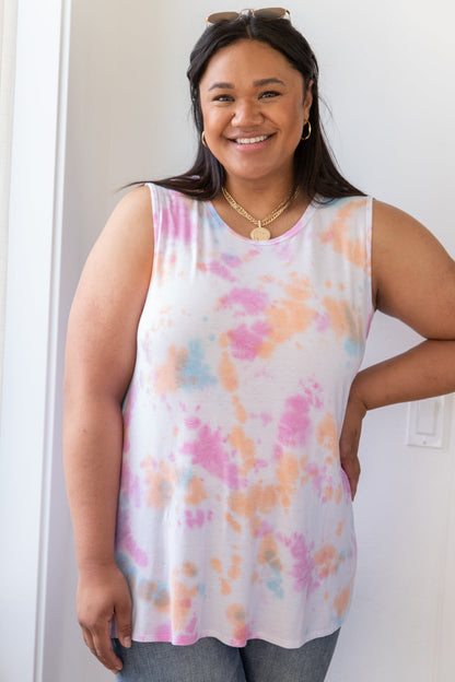 Rainbow Light Tie-dye Tank