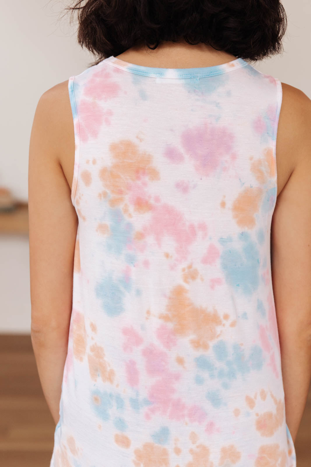 Rainbow Light Tie-dye Tank