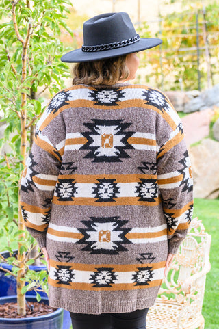 Remi Southwestern Print Cardigan