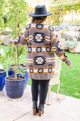 Remi Southwestern Print Cardigan