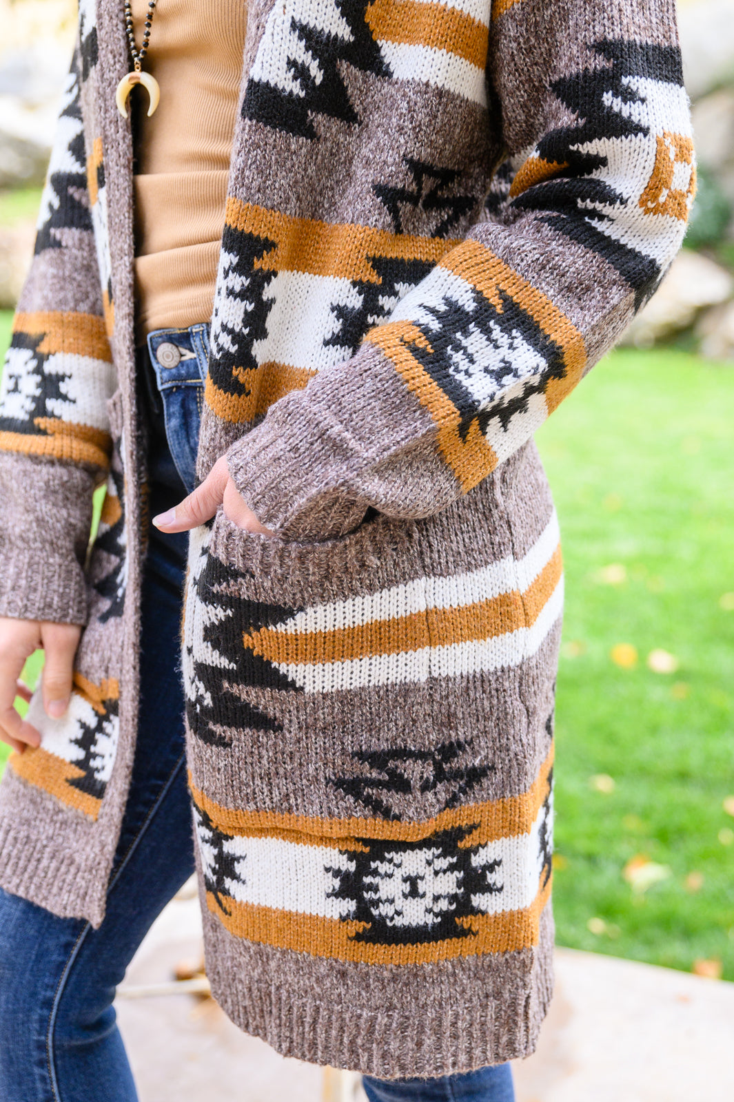 Remi Southwestern Print Cardigan